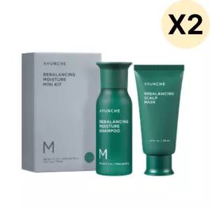 아윤채 리밸런싱 모이스처 탈모 샴푸 마스크 미니 X2