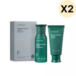 아윤채 리밸런싱 프레시 탈모 샴푸 + 마스크 미니 X2