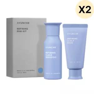 아윤채 리파이닝 샴푸 + 마스크 미니 키트 여행용 X2