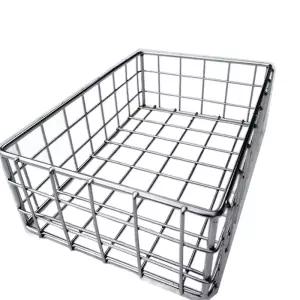 스텐 사각 바구니 업소용 채망 스텐채망 다용도 트레이 소쿠리 길이 형 대