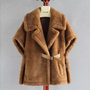 케이프 코트 루즈핏 보온 데이트룩 짧은 롱코트 에코퍼