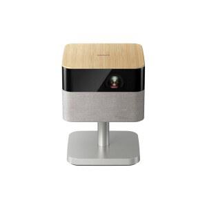 엡손 라이프스튜디오 플렉스 플러스 4K 000루멘의 엔진 스튜디오 휴대용 UHD 컬러와 3칩 PRO 프로젝터 화이트 라이프스타일 TV 트리플 밝기 구글 바이 프로젝션 3LCD 사운드 코어