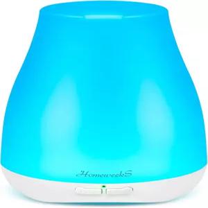 홈위크 디퓨저 조절 가능한 미스트 모드가 있는 컬러풀 에센셜 오일 100ml 침실/사무실/여행용 아로마 자동