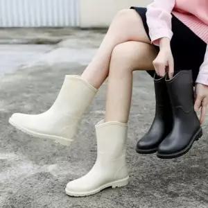 캐주얼시크 어반 스포티 스트릿 여성 롱 레인부츠 WF8E902