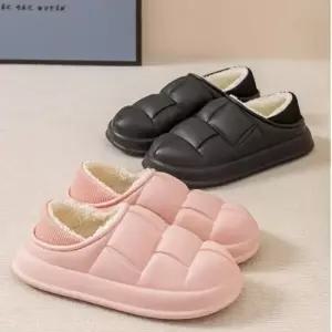 소프트 쿠션감 고무밴딩 털안감 슬립온 방한화 WF8CD34