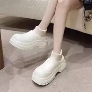 방한용품 다용도 털안감 내피 니트 통굽 실내화 WF8CCE8