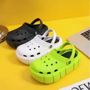 가볍고 편한 여성 키높이 통굽 플랫폼 샌들 WF8CCCF