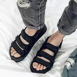 탈부착 스트랩 찍찍이 포인트 멀티 남여공용 샌들 WF8AAEF