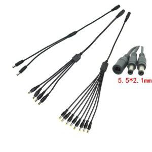 전원 충전 케이블 스플리터 1MM IN 아웃 와이어 POE 테스터 IP 카메라 플러그 어댑터 연장