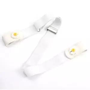 화이트 여성허리포인트 허리띠밴드 고무줄벨트 WF80FA8