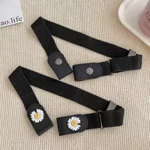 여성허리포인트 허리띠밴드 블랙 고무줄벨트 WF80FA7