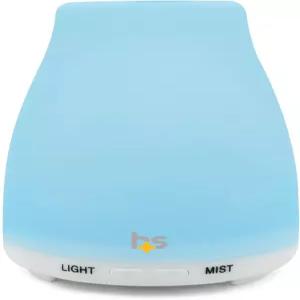 헬스스마트 에센셜 오일 디퓨저 쿨 미스트 및 아로마테라피 150ML 탱크로 작은 방 조절 가능한 타이머 모드