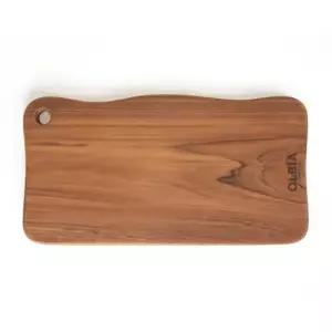 올비아 티크우드 통원목 도마 대