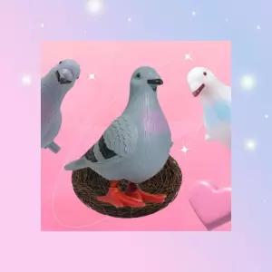 인형 비둘기 재미있는 장난감 태엽식 애완용 캐릭터 움직이는