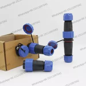 호환  라운드 LD20 방수 항공 플 커넥터 나사 없는 용접 2코어 3핀 4홀 남성 및 여성 도킹 25A