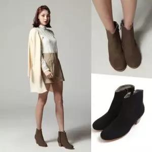 스웨이드 앵글부츠 WE98158