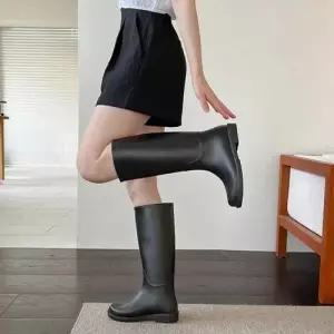 클래식 디자인 여성 여름용 롱 기장 레인부츠 WE93E96