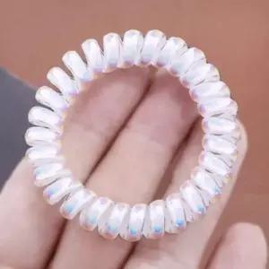 당고머리 머리 스프링 밴드 고무줄 전화선 헤어 끈 WE71E81