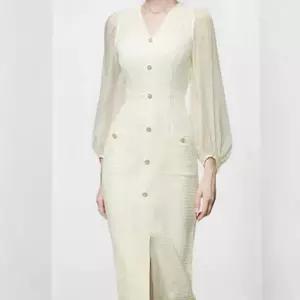 쉬폰 롱원피스 상견례 돌잔치 정장 파티룩 원피스 피로연