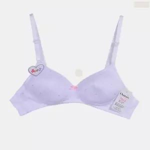 흰색 주니어 2단계 AA컵 브라 여자 청소년 고등생 중등생 브라자 속옷