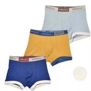 남자 아동 드로즈 사각 팬티 3장 세트 주니어 드로우즈 트로즈 4각팬티