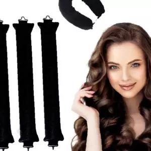 집에서 웨이브 헤어 연출 볼륨 스타일링 롤 머리 고정 웨이브 연출 헤어 스타일