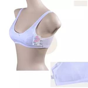 여고생 브라자 aa컵 스포츠 브라 1단계 화이트 기본 브래지어 브레이지어