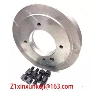 호환  C5 160 C6 200 C6 선반 삼구 척 C형 플랜지 플레이트 연결 오버 플레이트 스크류