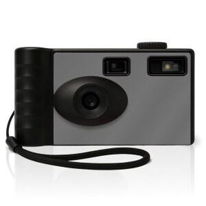 렌즈 스크린 프리 디지털 카메라 | 필터 내장 4개 충전식, 8mp, 경량, 초점 없음, 자동 플래시, 사용하기 쉽고 재사용 가능한 레트로 필름 스타일 사진 (그레이)