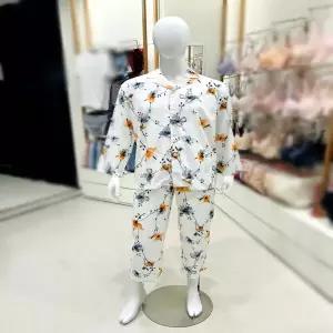 트라이엄프 (95-105)(TFMPJ121 IV) 26SS 프리미엄 30D 플라워 남성 물실크 장팔파자마