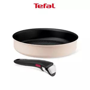 테팔 볶음팬 웍 매직핸즈 인덕션 크렘 드 피치 프라이팬+손잡이 2종