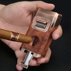 시가 v커터 스테인리스 거치대 블랙우드그레인 펀치 게이지 링 리툰 컷 남성용