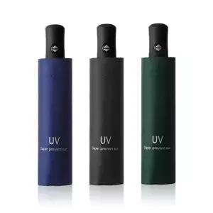 1+1 자외선 차단 원터치 3단 자동 우산 양산