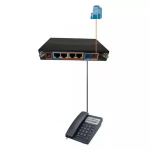 유선전화기 거치대 투명 브래킷 선반 사무실 고정 유무선