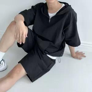 아노락세트 키노 남성 타슬란 아노락 후드 상하의세트 SD-240617M