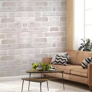 셀프도배 접착식 폼 단열벽지 2.5M 파벽돌 화이트 예쁜 시공 DIY