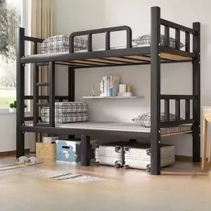 기숙사 이층침대 게스트하우스 철제베트 베드리스 철제 공간활용 복층 가구 성인용 벙커 캡슐