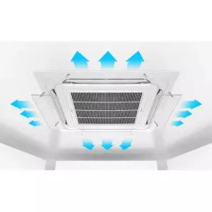 천장 시스템 에어컨 바람막이 가림막 4way 4개 풍향조절 가리개