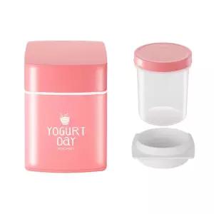 BPA FREE YELLOW 귀여운 요거트 메이커 세트 간식만들기 가정용