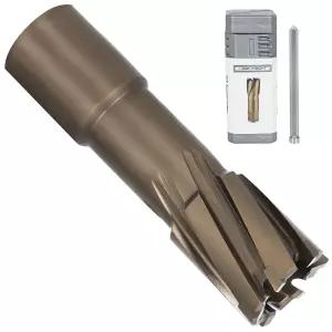 킨텍 카바이드 팁 환형 커터 15/16인치 직경 x 1-3/8인치 깊이 3/4인치 웰던 섕크 고급 PVD 나노 코팅이