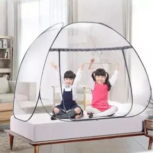 원터치 레이스 모기장 1인용 120x190x145cm