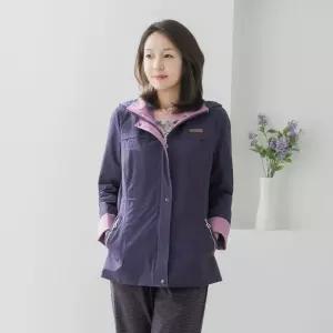 엄마옷 마담4060 후디배색사파리자켓 중년여성 데일리 자켓 -RJK2603002-