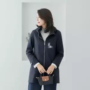 엄마옷 마담4060 스트링배색사파리자켓 중년여성 데일리 자켓 -RJK2603003-