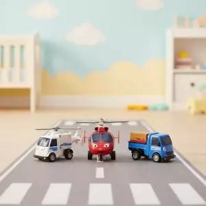 꼬마버스타요 에어 중장비 친구들 풀백카 헬리콥터 택배차 트럭 포크레인 레미콘 자동차완구