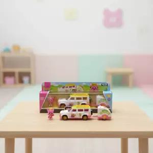미카 핑크퐁 캠핑 카라반 미니카 캠핑카 메탈 다이캐스트 풀백카 장난감 역할놀이 어린이