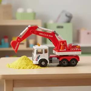 뉴 말하는 맥스 굴삭기 자동차 굴착기 움직이는 프릭션 포크레인 운전놀이 중장비 장난감