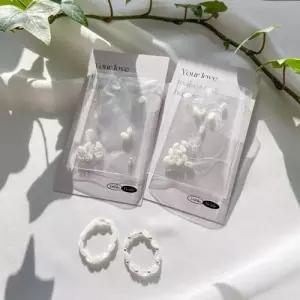 자개 비즈 DIY 반지 링 만들기 키트 세트 2종/쌀알 WFFKPBT