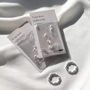 오발 실버 은볼 반지 DIY 만들기 키트 925 은 비즈 링 WFFKPBW