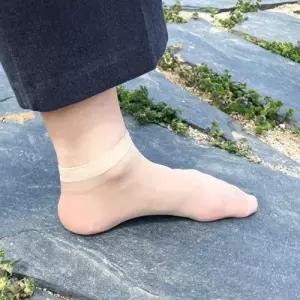 발목스타킹 반투명 연커피색 스타킹 5켤레 WFFN8B0