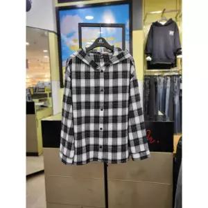 행텐주니어 세이브존06 주니어 면 후드 체크 셔츠 남방 14570-120-401-09